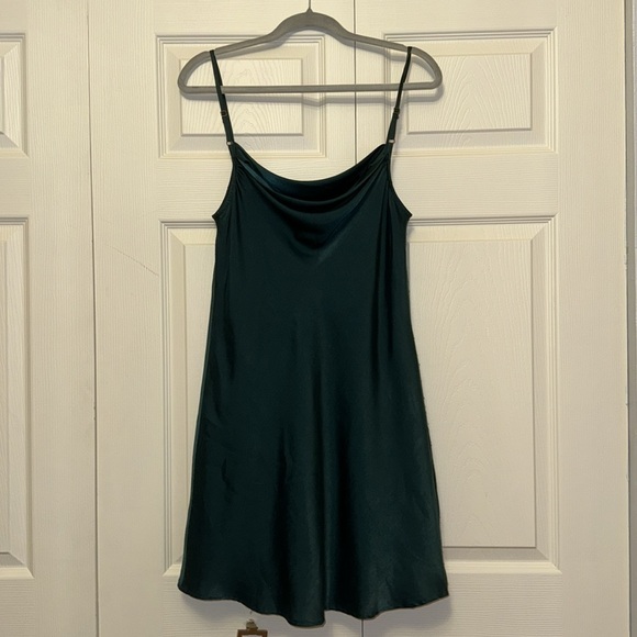 show me your mumu green cowl dress - Picture 3 of 5